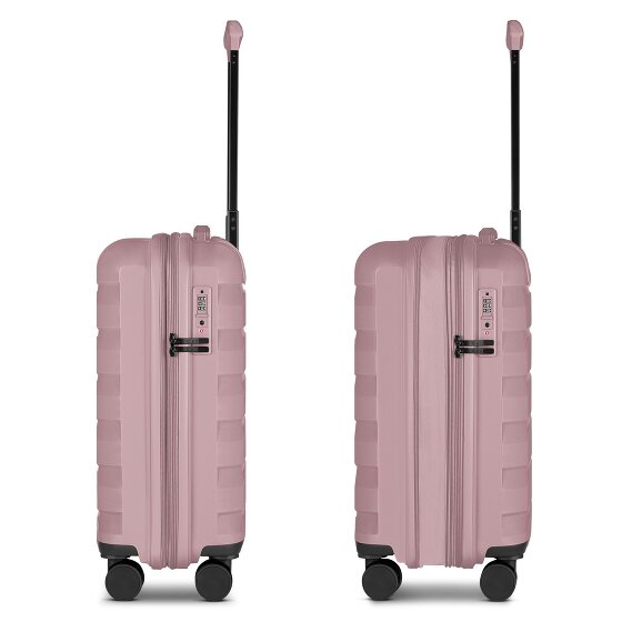 d&n South Dakota 4 roulettes Trolley de cabine S 55 cm avec soufflet d'extension