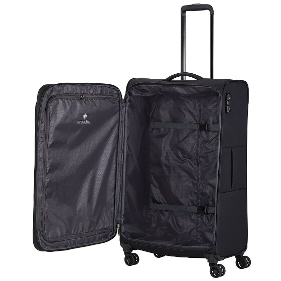 Travelite Chios 4 roulettes Trolley L 78 cm avec soufflet d'extension