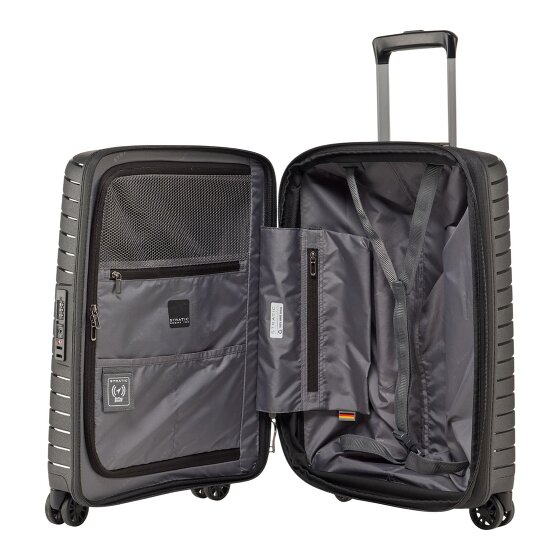 Stratic Novium 4 roulettes Trolley de cabine S 55 cm avec soufflet d'extension