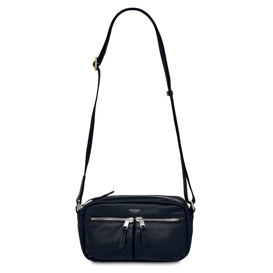 Knomo Luxe Sac à bandoulière Protection RFID Cuir véritable 23 cm