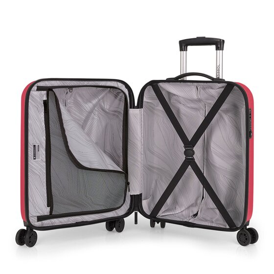 Gabol Paradise XP 4 roulettes Set de valises 3 pièces avec soufflet d'extension