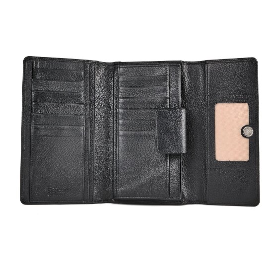 Esquire Primavera Porte-monnaie Protection RFID Cuir véritable 18 cm