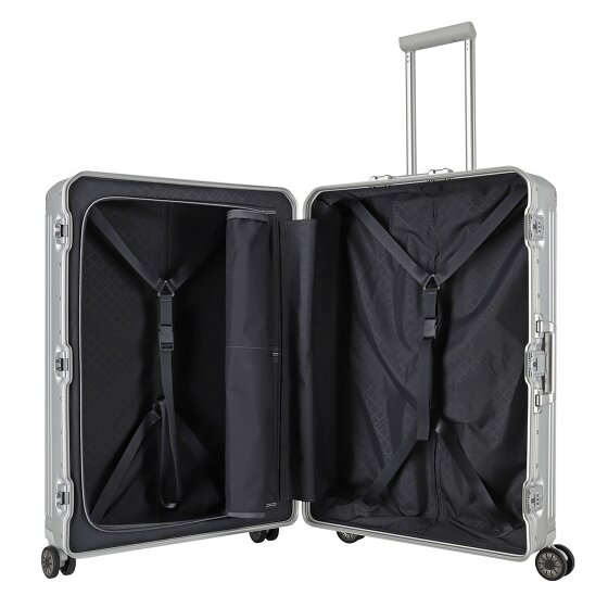 Travelite Valise cabine Next à 4 roues en Aluminium, 77 cm