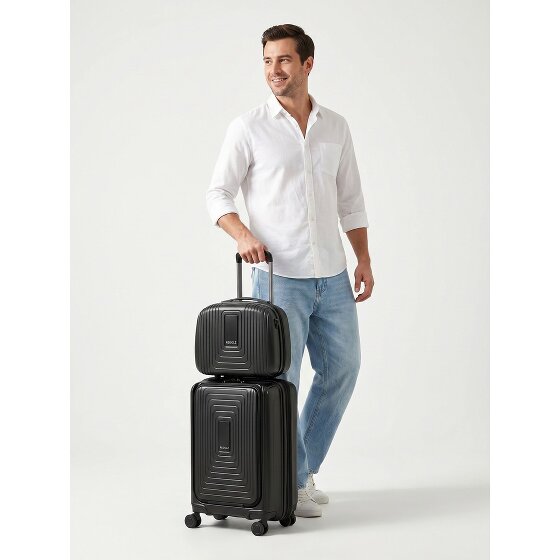 Redolz Essentials 14 Set de valises 2 pcs. trolley cabine avec soufflet extensible + beautycase