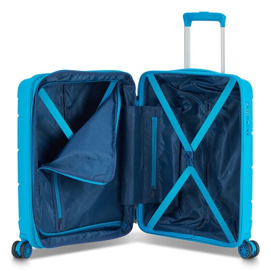 MODO by Roncato Starlight 3.0 4 roulettes Trolley de cabine 55 cm avec soufflet d'extension