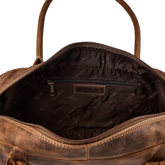 Greenburry Vintage Sac à bandoulière Cuir véritable 42 cm