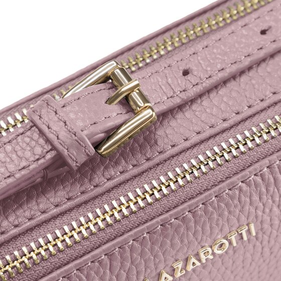 Lazarotti Bologna Leather Sac à bandoulière Camera-Bag en cuir double zip 18 cm