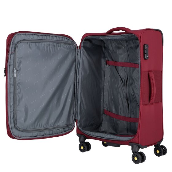 d&n Travel Line 9704 4 roues Set de valises 3 pièces avec soufflet d'extension