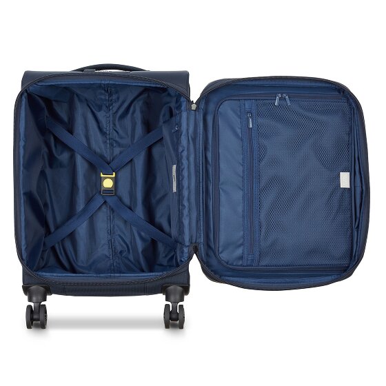 Delsey Paris Brochant 3 4 roues Valise cabine 55 cm avec soufflet d'extension