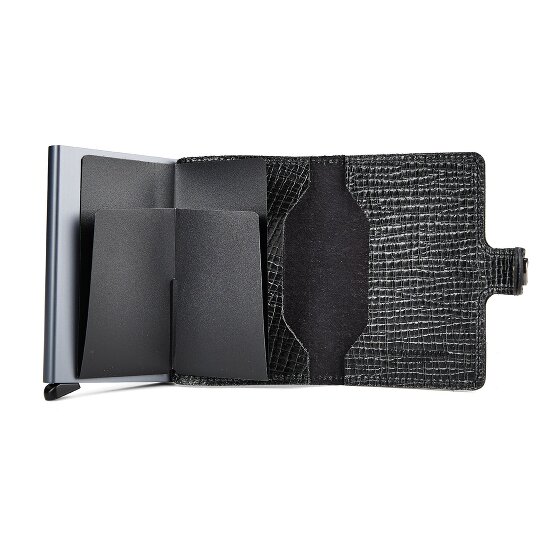 Secrid Miniwallet Porte-monnaie Protection RFID Cuir véritable 6 cm
