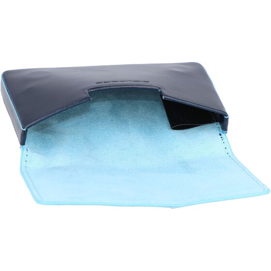 Piquadro Blue Square Étui pour cartes de visite Cuir véritable 10 cm
