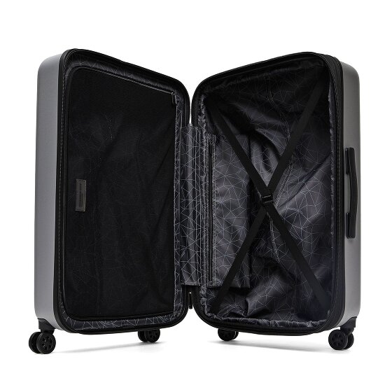 Mandarina Duck Tank Case 4 roulettes Trolley 69 cm avec soufflet d'extension