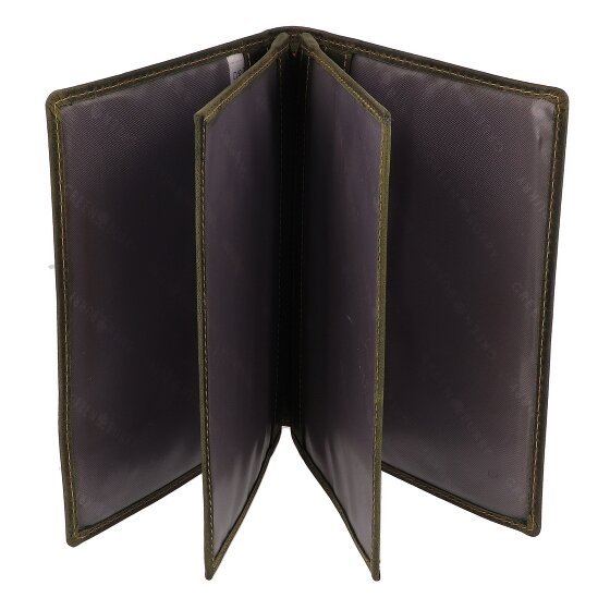 Greenburry Étui à documents vintage en cuir 12 cm