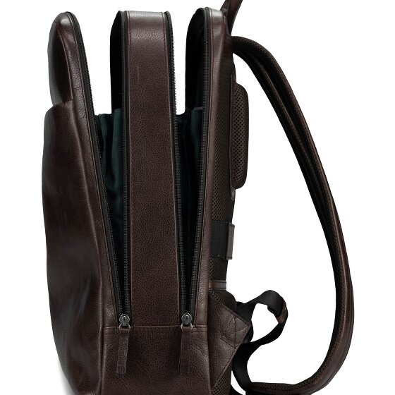 Jost London Daypack Cuir véritable 44 cm Compartiment ordinateur