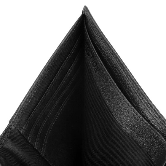 Redolz Porte-monnaie Leather Essentials QF en cuir RFID, 11,5 cm
