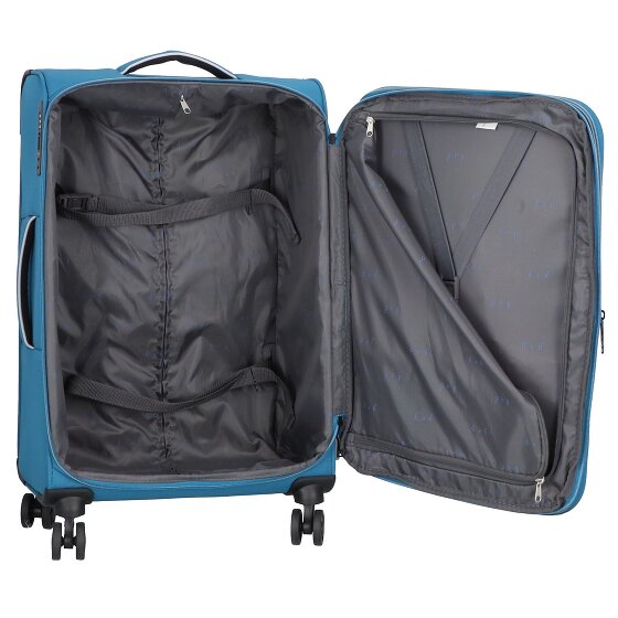 d&n Travel Line 9204 4 roues Set de valises 3 pièces avec soufflet d'extension