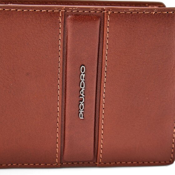 Piquadro Victor Porte-monnaie Protection RFID Cuir véritable 11 cm