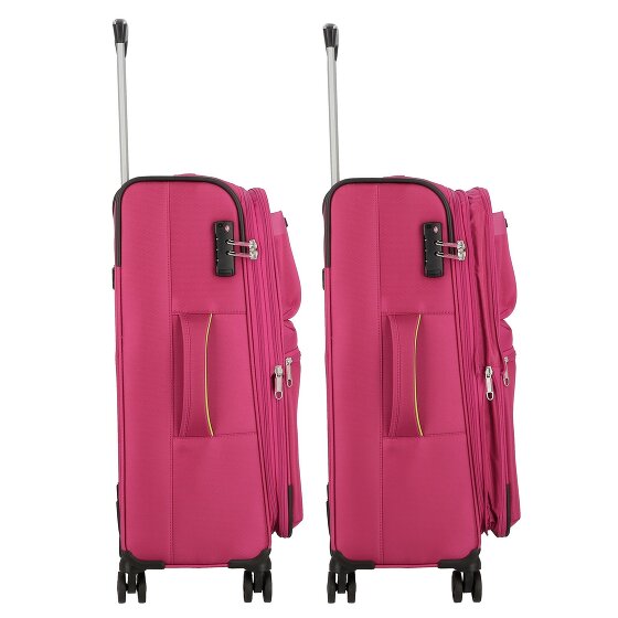 d&n Travel Line 6704 4 roues Set de valises 3 pièces
