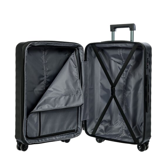 Bric's Nausicaa 4 roues Valise cabine M 69.5 cm avec soufflet d'extension