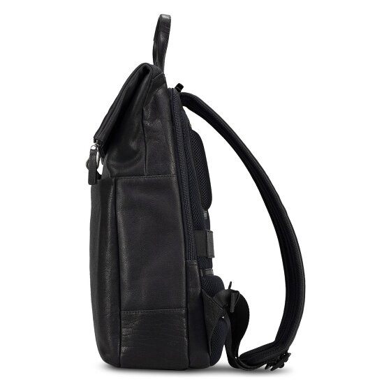 Jost Glasgow Daypack Protection RFID Cuir véritable 42 cm Compartiment ordinateur