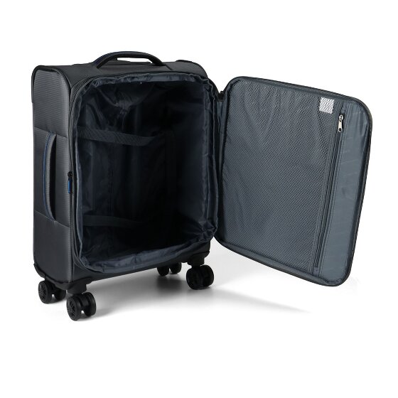 Benzi 5825 4 roulettes Trolley de cabine 55 cm avec soufflet d'extension