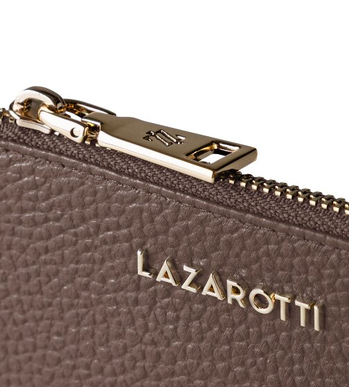 Lazarotti Étui à clés et porte-cartes en cuir de Bologne, protection RFID, 11,5