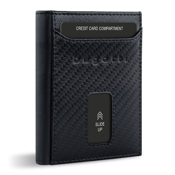 bugatti Secure Slim Porte-monnaie Protection RFID Cuir 8 cm