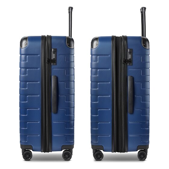 Tonino Lamborghini Milano 4 roues Valise cabine L 72 cm avec soufflet d'extension
