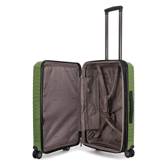 Stratic Bright+ 4 roues valise cabine M 66 cm avec soufflet d'extension