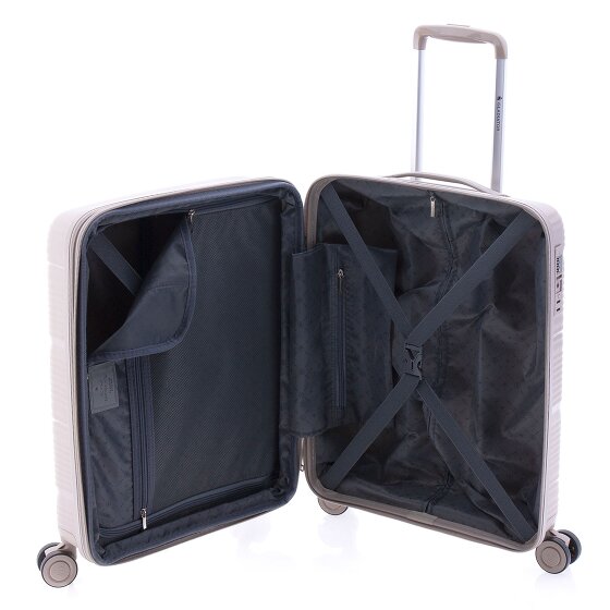 Gladiator 0800 4 roulettes Trolley de cabine 55 cm avec soufflet d'extension