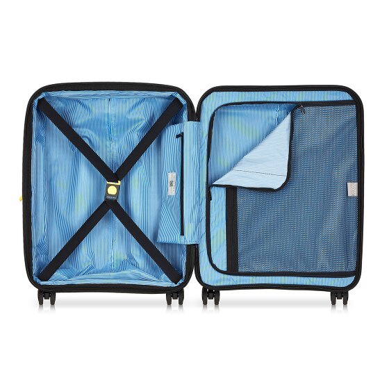 Delsey Paris Lutece Se 4 roulettes Trolley de cabine 55 cm avec soufflet d'extension