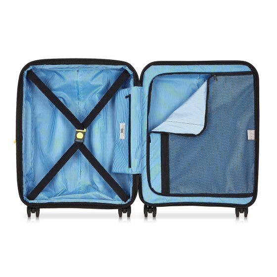 Delsey Paris Lutece Se 4 roulettes Trolley de cabine 55 cm avec soufflet d'extension