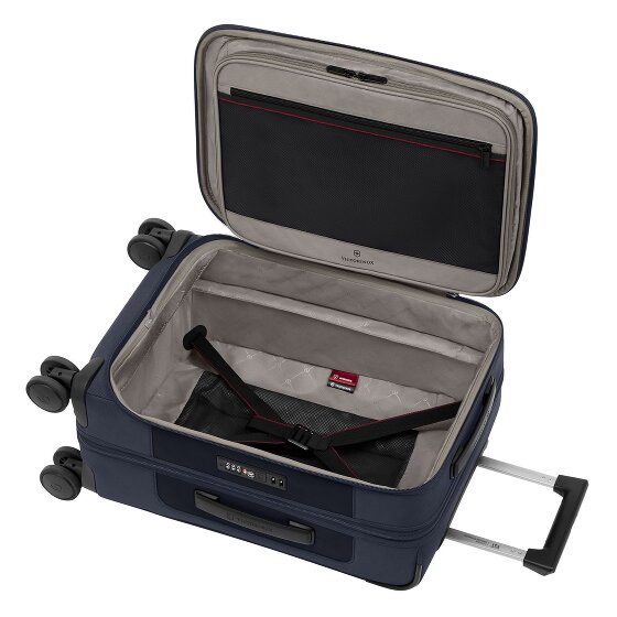 Victorinox Werks Traveler 7.0 4 roulettes Trolley de cabine 55 cm Compartiment pour ordinateur portable avec soufflet d'extension