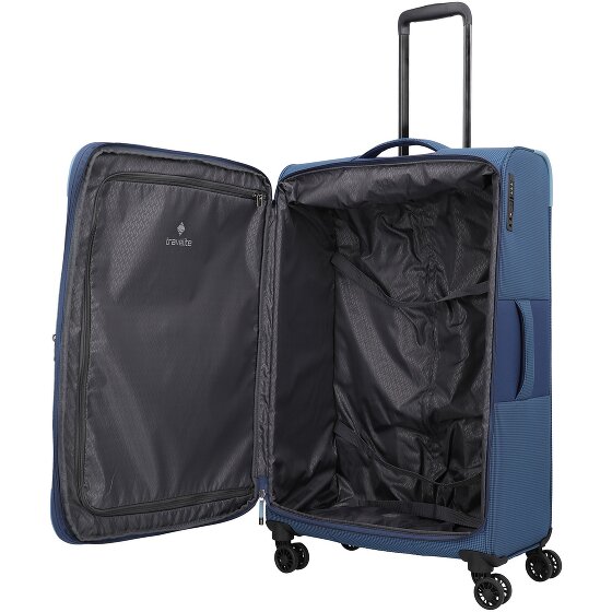 Travelite Corsiica 4 roulettes Trolley L 77 cm avec soufflet d'extension