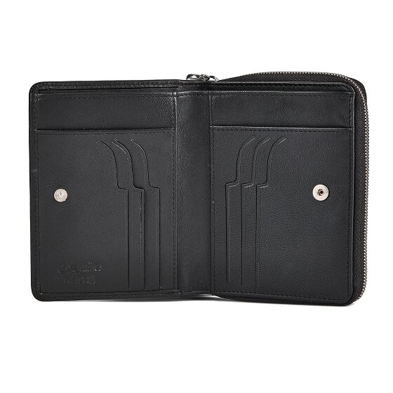 Esquire Athena Porte-monnaie Protection RFID Cuir véritable 13 cm