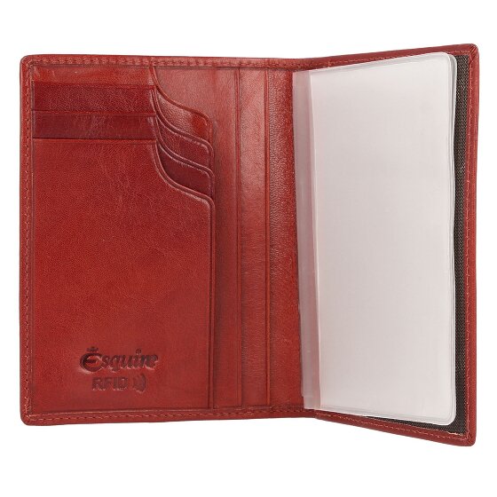 Esquire Toscana Étui pour cartes d'identité Protection RFID Cuir 9 cm