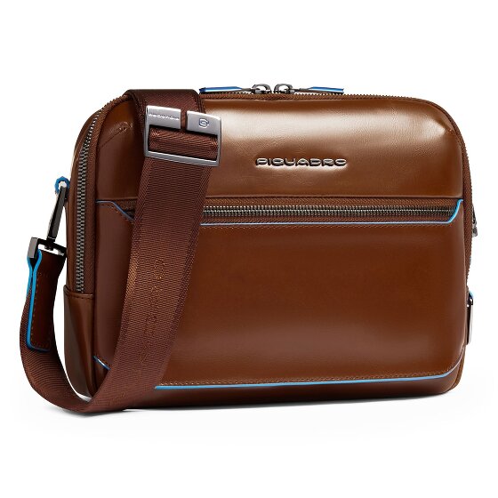 Piquadro Blue Square Sac à bandoulière Protection RFID Cuir 25 cm