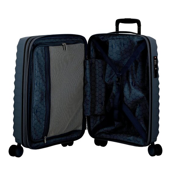 Jump Xwave 4 roulettes Trolley de cabine 55 cm avec soufflet d'extension