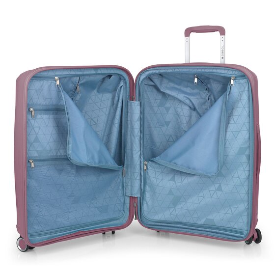 Gabol Queens 4 roulettes Trolley M 64.5 cm avec soufflet d'extension