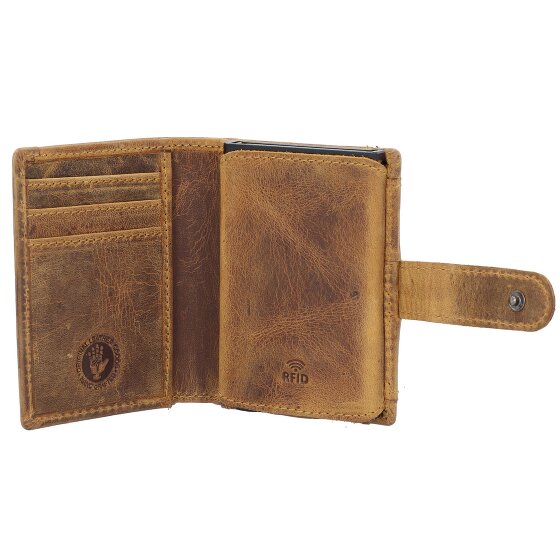 Greenburry Porte-monnaie Vintage Original RFID en cuir 8 cm