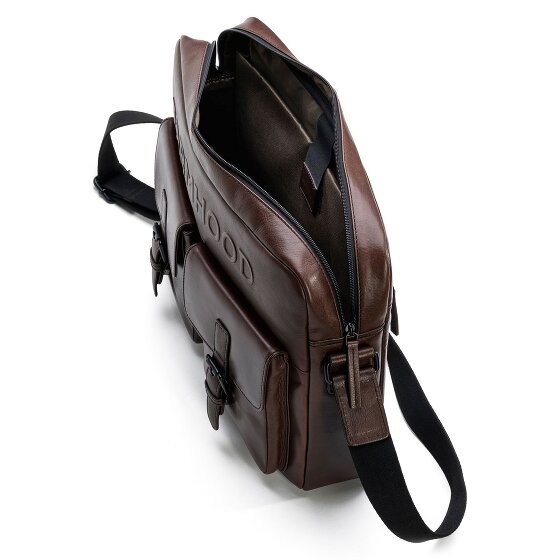 Farmhood Memphis Porte-documents Messenger Cuir 38 cm Compartiment pour ordinateur portable