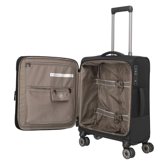 Travelite Crosslite 4 roulettes Trolley de cabine S 55 cm