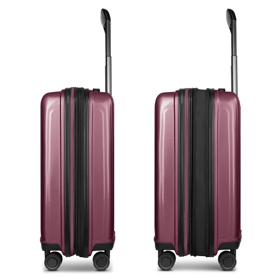 Redolz Essentials 14 4 roulettes Trolley de cabine 55 cm avec soufflet d'extension