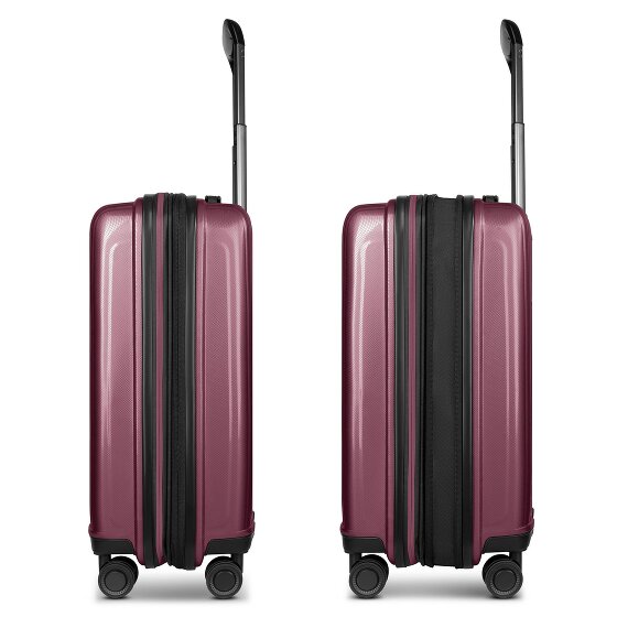 Redolz Essentials 14 4 roulettes Trolley de cabine 55 cm avec soufflet d'extension