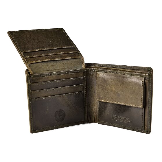 Greenburry Newport Porte-monnaie Protection RFID Cuir 11 cm