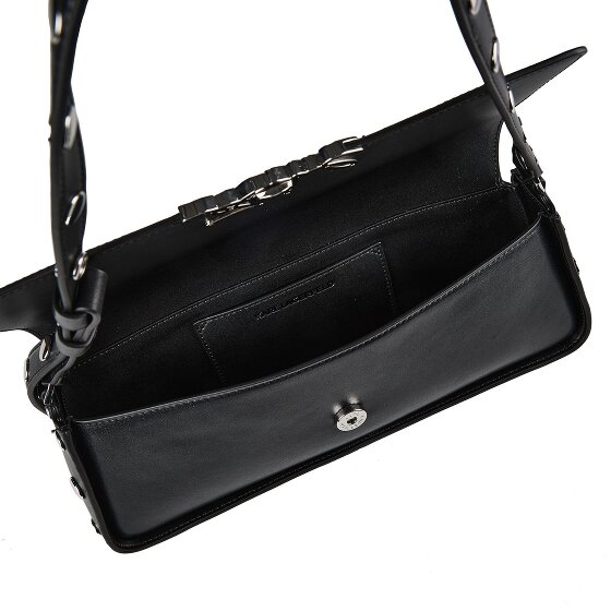 Karl Lagerfeld Signature Sac à bandoulière Cuir véritable 32 cm