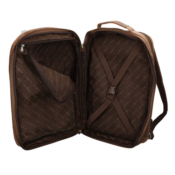 Greenburry Sac à dos de voyage Vintage en cuir, 48 cm, compartiment pour ordinateur portable