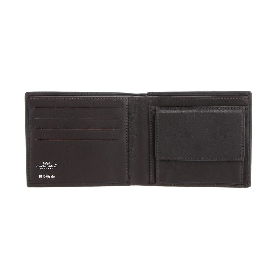 Golden Head Dublin Porte-monnaie Protection RFID Cuir véritable 10 cm