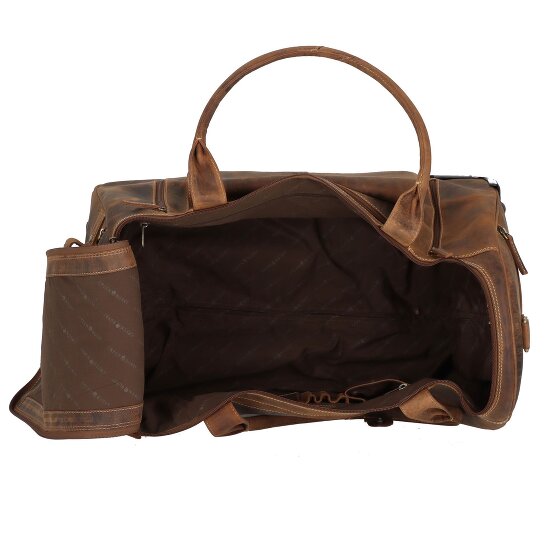 Greenburry Vintage 2 roulettes Sac de voyage Cuir 32 cm