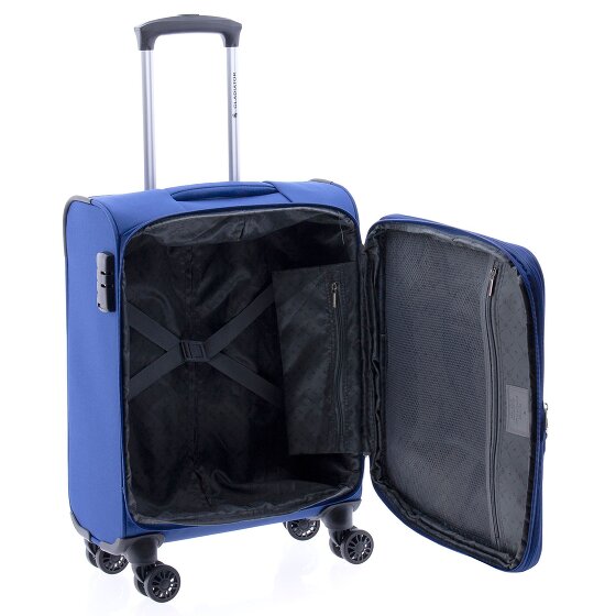 Gladiator 2000 4 roulettes Trolley de cabine 55 cm avec soufflet d'extension